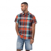 Jack Wolfskin Leisure and Travel Shirt short-sleeved Little Lake red Men